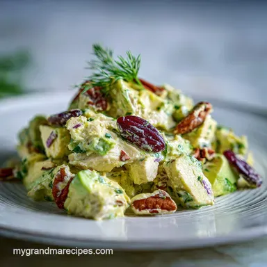 Avocado Chicken Salad Recipe in 15 Minutes Recipe Card