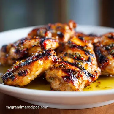 The Very Best Chicken Marinade Recipe for 4 Servings Recipe Card