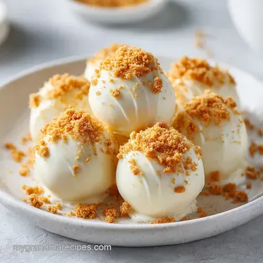 Biscoff Truffles: Caramelized Center with White Chocolate Recipe Card