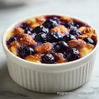 Blueberry Cobbler with Cinnamon: 50 Min