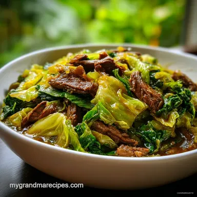 Braised Cabbage with Beef - One-Pot Comfort Meal