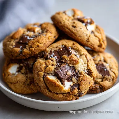 Brown Butter S'mores Cookies with Sea Salt (30 Min)