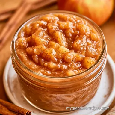 Canning Applesauce Recipe for 16 Servings Recipe Card