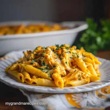 Chicken Penne Casserole in 40 Minutes Recipe Card