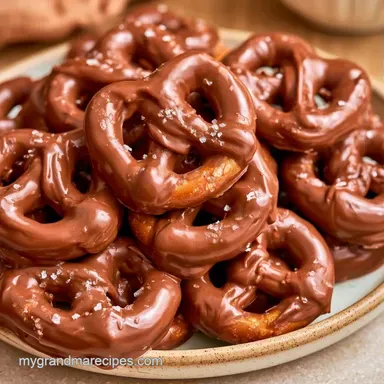 Chocolate Covered Pretzels in 25 Minutes Recipe Card
