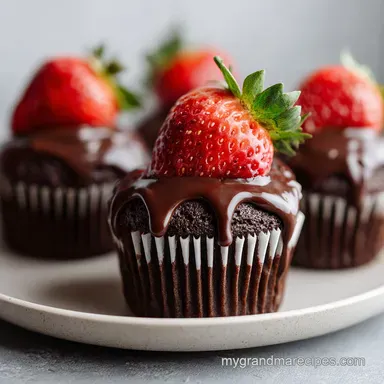 Chocolate Covered Strawberry Cupcakes: 13 Moist Bakery Treats Recipe Card