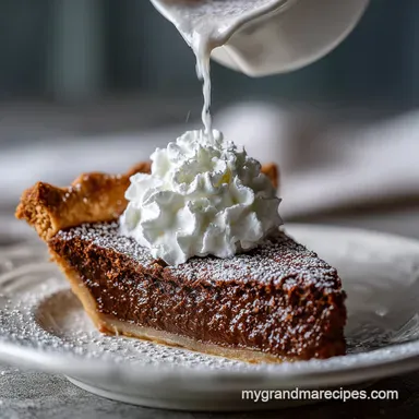 Chocolate Crack Pie: Baked in 50 Minutes Recipe Card