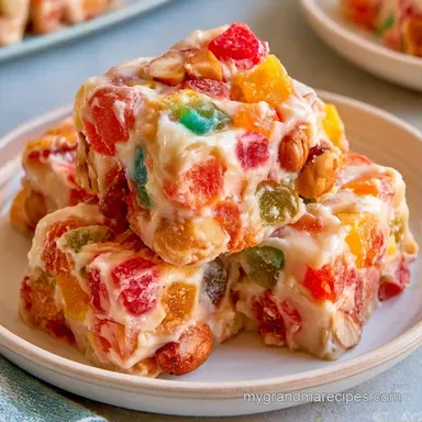 Christmas Nougat in 20 Minutes Recipe Card
