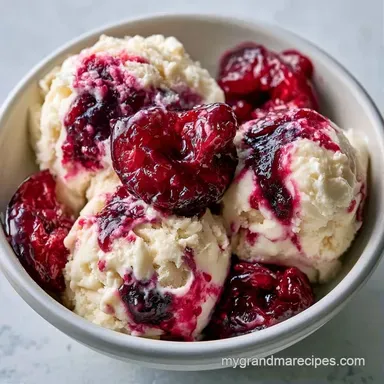 Cinnamon Roasted Plum Ice Cream: Creamy Recipe Card