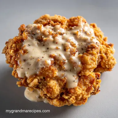 Chicken Fried Chicken for 4 Servings with Shattering Crust Recipe Card