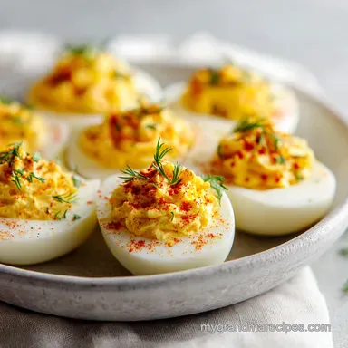 Classic Deviled Eggs: Creamy Recipe in 27 Minutes Recipe Card