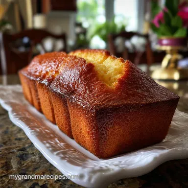 Pound Cake Recipe: Velvety Crumb & Mahogany Crust Recipe Card