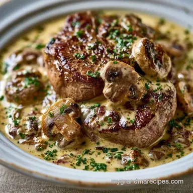 Beef Stroganoff in 35 Minutes Recipe Card