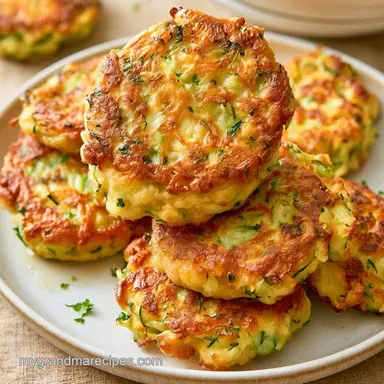 Crispy Baked Zucchini Fritters in 30 Min