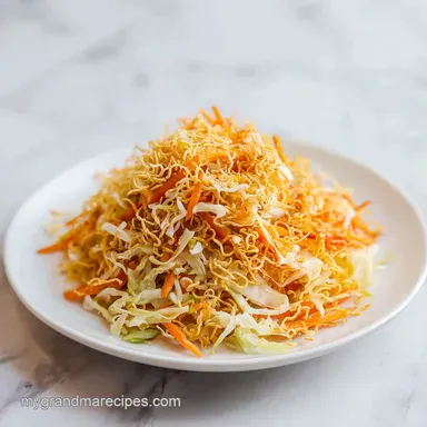 Crunchy Asian Ramen Noodle Salad Recipe: Ready in 20 Minutes Recipe Card