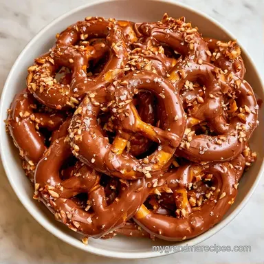 Pretzel Candy Bites in 10 Minutes Recipe Card