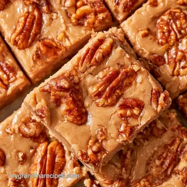 Pecan Fudge with Condensed Milk Recipe Card