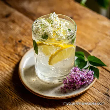 Elderflower Spritz with Prosecco in 5 Min Recipe Card