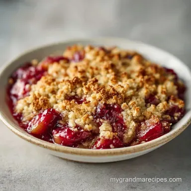Fast Baking Dish Rhubarb Dessert: 45 Min Recipe Card