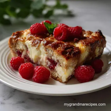 Galentines Day Brunch Recipe from Baker | Overnight Prep Recipe Card