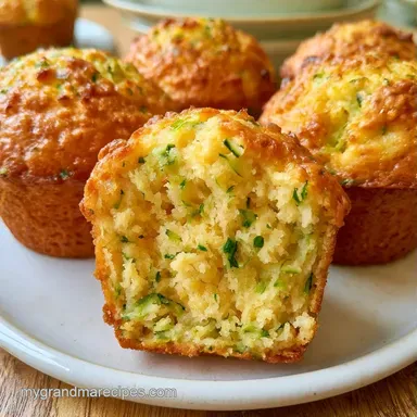 Zucchini Muffins with Almond Flour Recipe Card