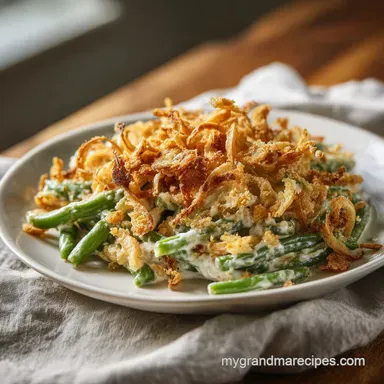 green bean casserole Recipe Card