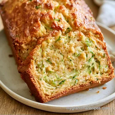 Healthy Zucchini Cake with Applesauce Recipe Card