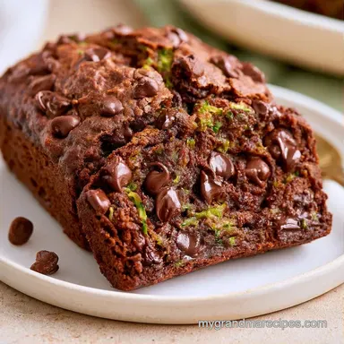 Zucchini Chocolate Chip Bread: Tender Recipe Card