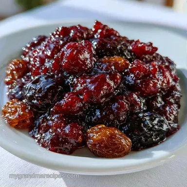 Plum Chutney One-Pot Method Recipe Card
