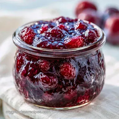 Plum Jam with Fresh Plums