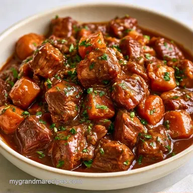 Hungarian Goulash Soup for 8 Bowls Recipe Card
