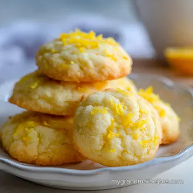 Lemon Cake Mix Cookies in 20 Minutes Recipe Card