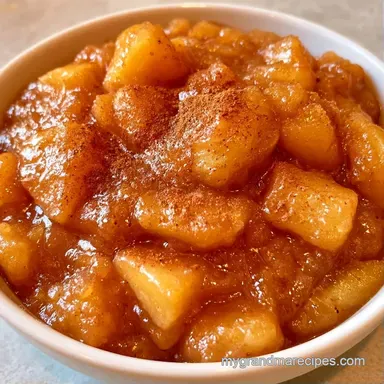 Maple Cinnamon Applesauce in 30 Minutes Recipe Card
