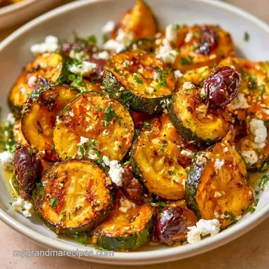 Mediterranean Zucchini Casserole for 6 Recipe Card