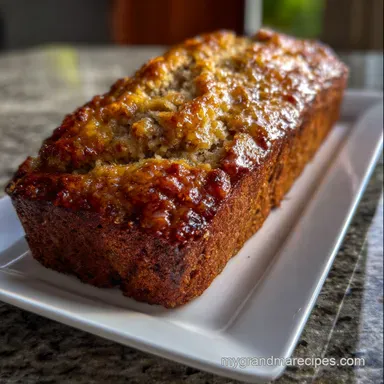 Banana Bread Recipe: Moist Loaf with Yogurt Recipe Card