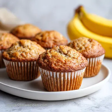 Homemade Banana Muffins: Tender Crumb in 35 Minutes
