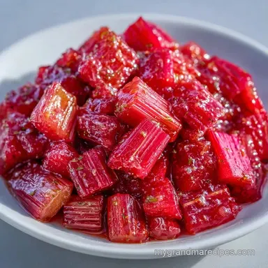 Rhubarb Filling with Cornstarch Recipe Card