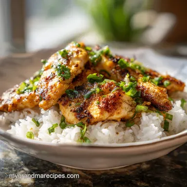 Easy One Pot Meal with Chicken and Rice (30 Min) Recipe Card