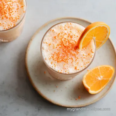 Orange Creamsicle Cocktail in 5 Minutes Recipe Card