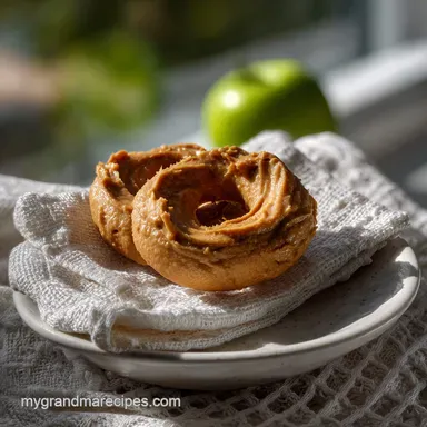 Peanut Butter and Apples in 10 Minutes - Crisp Fruit Snack Recipe Card