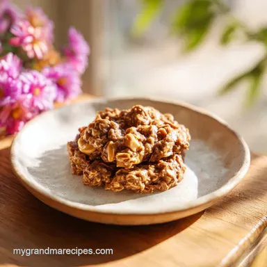 Peanut Butter No Bake Cookies: Fudgy Stovetop Treats in 45 Minutes Recipe Card