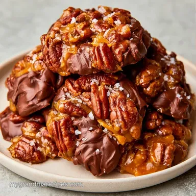 Pecan Caramel Clusters in 42 Minutes Recipe Card