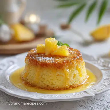 Pineapple Heaven Cake Recipe: Moist Tropical Dessert for 12