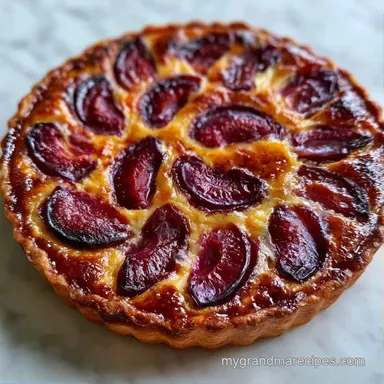 Plum Clafoutis with Brown Sugar Recipe Card
