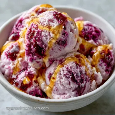Plum Ginger Honey Ice Cream: Roasted Recipe Card