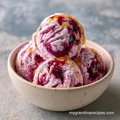 Plum Ginger Honey Ice Cream: Roasted