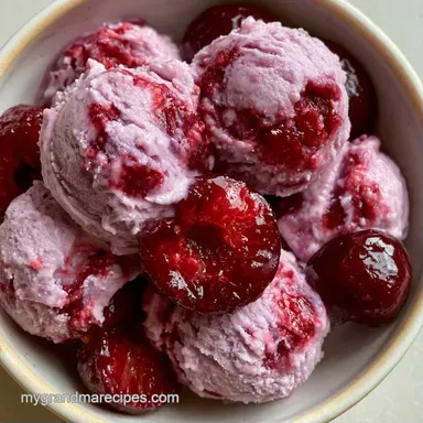 Roasted Plum Ice Cream: Creamy Finish Recipe Card