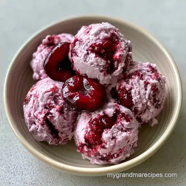 Roasted Plum Ice Cream: Creamy Finish