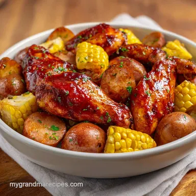 Chicken Wing Boil: Air Fryer Method Recipe Card