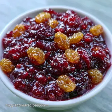 Plum Onion Chutney for 24 Servings Recipe Card